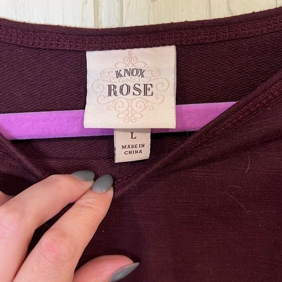 Knox Rose Long Sleeve Top, Size L - Picture 2 of 9